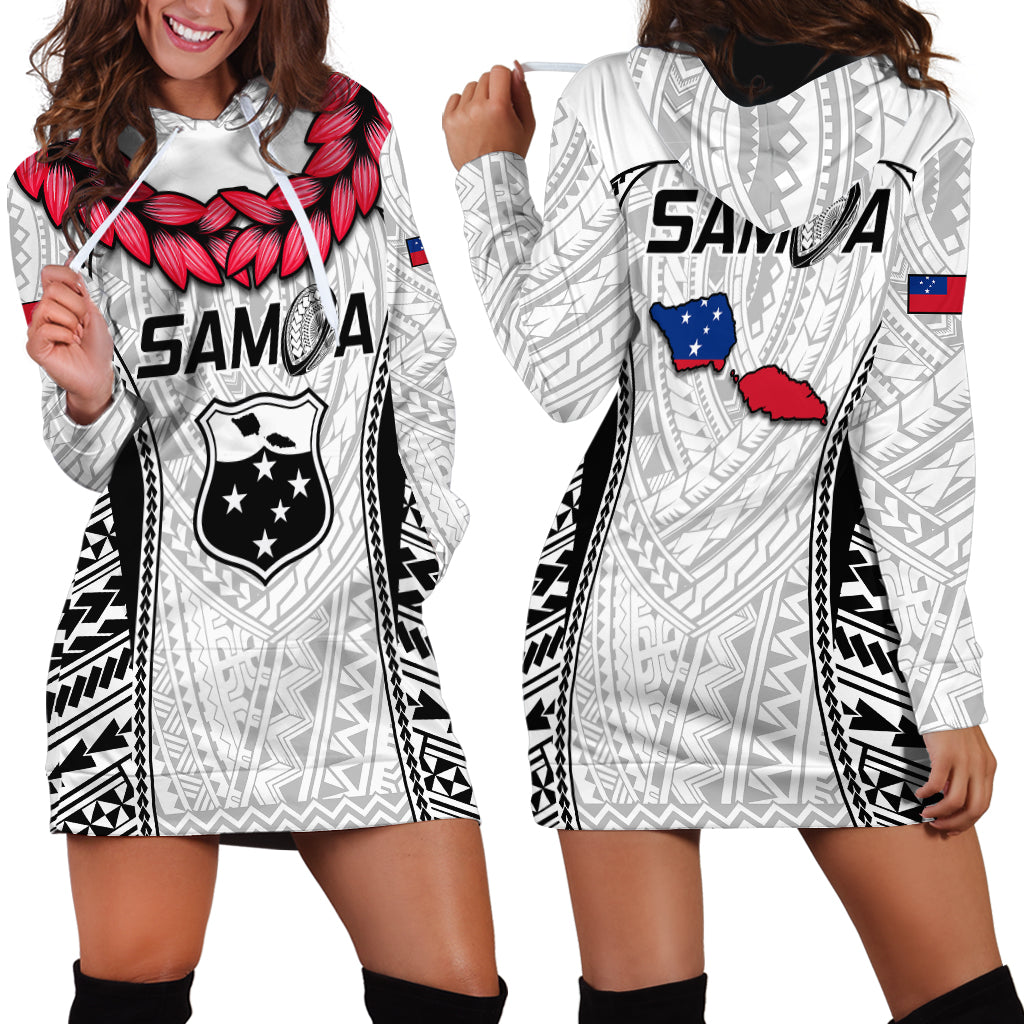Samoa Rugby Hoodie Dress Go Champions World Cup 2023 Polynesian Unique - Wonder Print Shop