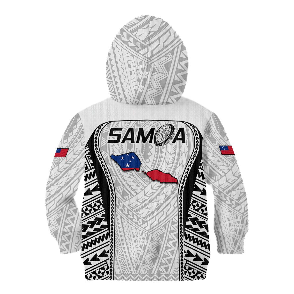 Samoa Rugby Kid Hoodie Go Champions World Cup 2023 Polynesian Unique - Wonder Print Shop
