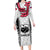 Samoa Rugby Long Sleeve Bodycon Dress Go Champions World Cup 2023 Polynesian Unique - Wonder Print Shop