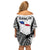 Samoa Rugby Off Shoulder Short Dress Go Champions World Cup 2023 Polynesian Unique - Wonder Print Shop