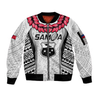 Samoa Rugby Sleeve Zip Bomber Jacket Go Champions World Cup 2023 Polynesian Unique - Wonder Print Shop