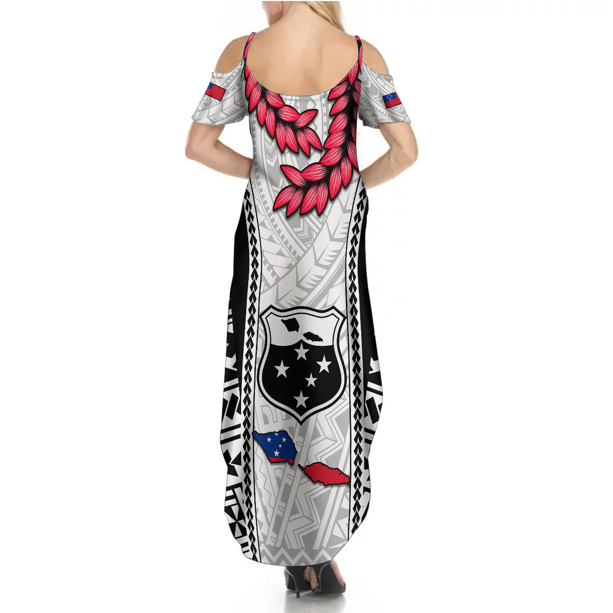 Samoa Rugby Summer Maxi Dress Go Champions World Cup 2023 Polynesian Unique - Wonder Print Shop