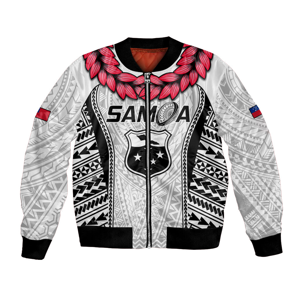 Custom Samoa Rugby Bomber Jacket Go Champions World Cup 2023 Polynesian Unique LT9 - Wonder Print Shop