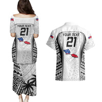 Custom Samoa Rugby Couples Matching Puletasi Dress and Hawaiian Shirt Go Champions World Cup 2023 Polynesian Unique LT9 - Wonder Print Shop