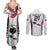 Custom Samoa Rugby Couples Matching Summer Maxi Dress and Long Sleeve Button Shirts Go Champions World Cup 2023 Polynesian Unique LT9 - Wonder Print Shop