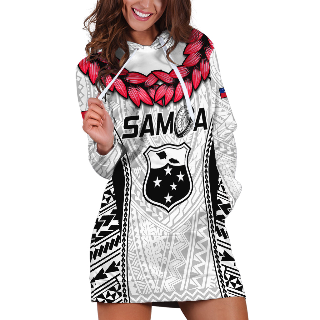 Custom Samoa Rugby Hoodie Dress Go Champions World Cup 2023 Polynesian Unique - Wonder Print Shop