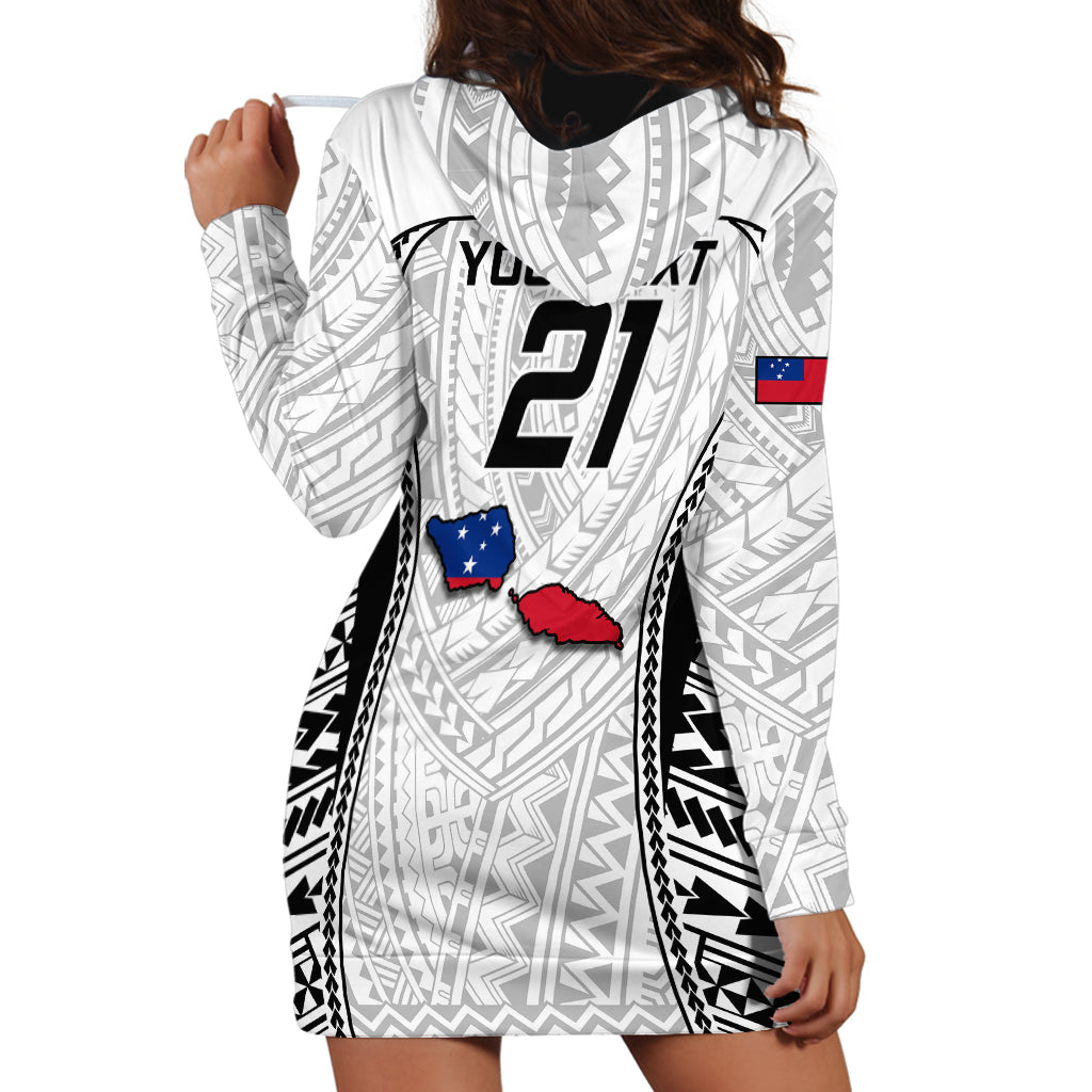 Custom Samoa Rugby Hoodie Dress Go Champions World Cup 2023 Polynesian Unique - Wonder Print Shop