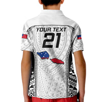Custom Samoa Rugby Kid Polo Shirt Go Champions World Cup 2023 Polynesian Unique - Wonder Print Shop