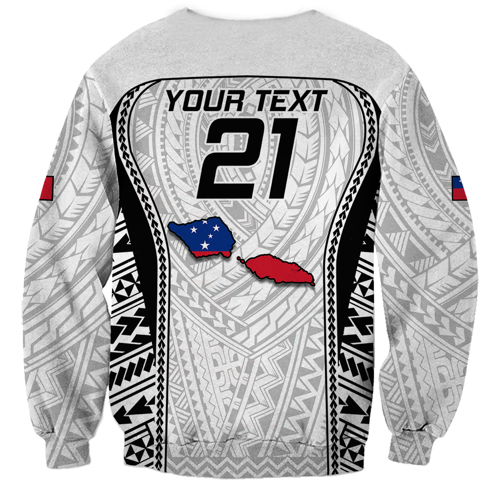 Custom Samoa Rugby Sweatshirt Go Champions World Cup 2023 Polynesian Unique - Wonder Print Shop
