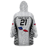 Custom Samoa Rugby Wearable Blanket Hoodie Go Champions World Cup 2023 Polynesian Unique - Wonder Print Shop