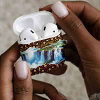 Zambian Heritage Independence 1964 AirPods Case Traditional African Seamless Pattern