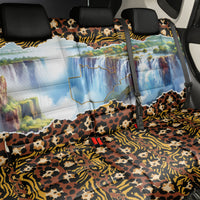 Zambian Heritage Independence 1964 Back Car Seat Cover Traditional African Seamless Pattern