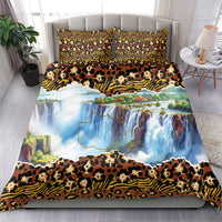 Zambian Heritage Independence 1964 Bedding Set Traditional African Seamless Pattern
