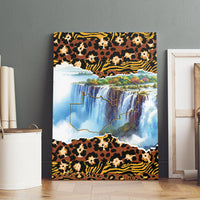 Zambian Heritage Independence 1964 Canvas Wall Art Traditional African Seamless Pattern