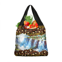 Zambian Heritage Independence 1964 Grocery Bag Traditional African Seamless Pattern