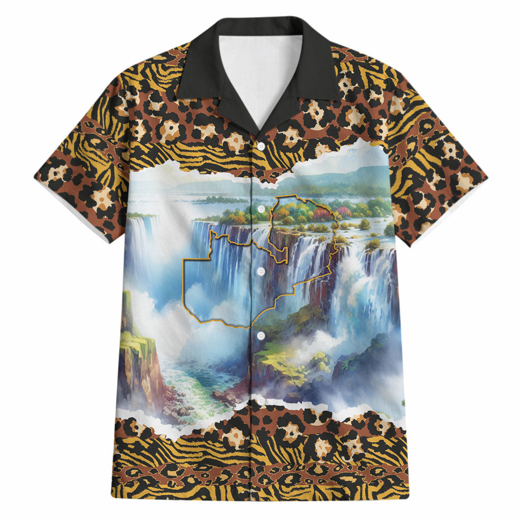 Zambian Heritage Independence 1964 Hawaiian Shirt Traditional African Seamless Pattern