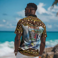 Zambian Heritage Independence 1964 Hawaiian Shirt Traditional African Seamless Pattern