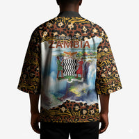 Zambian Heritage Independence 1964 Kimono Traditional African Seamless Pattern