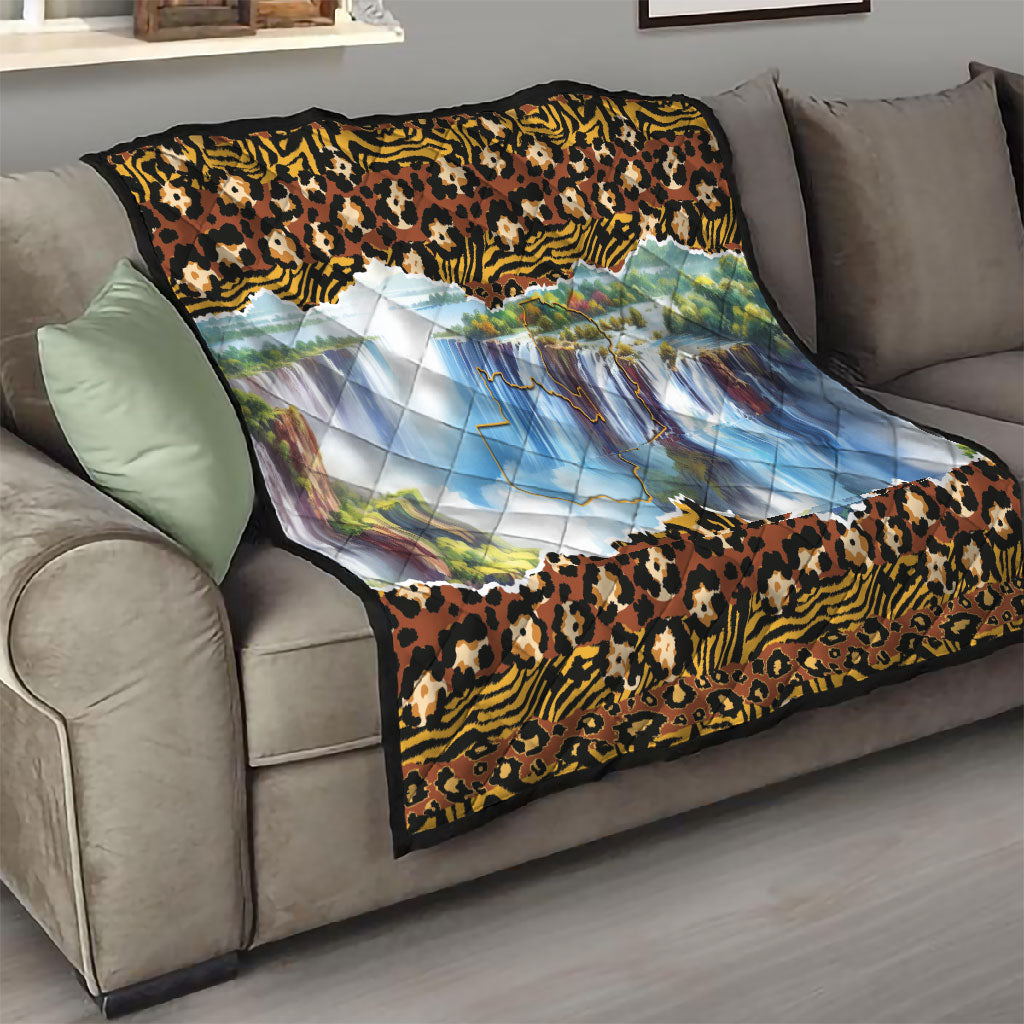 Zambian Heritage Independence 1964 Quilt Traditional African Seamless Pattern