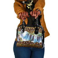 Zambian Heritage Independence 1964 Shoulder Handbag Traditional African Seamless Pattern