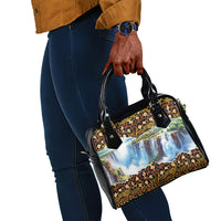 Zambian Heritage Independence 1964 Shoulder Handbag Traditional African Seamless Pattern