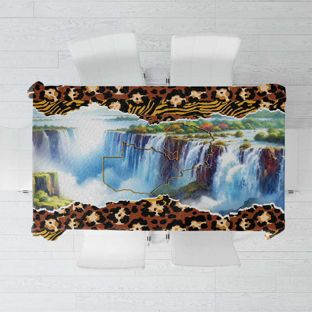 Zambian Heritage Independence 1964 Tablecloth Traditional African Seamless Pattern