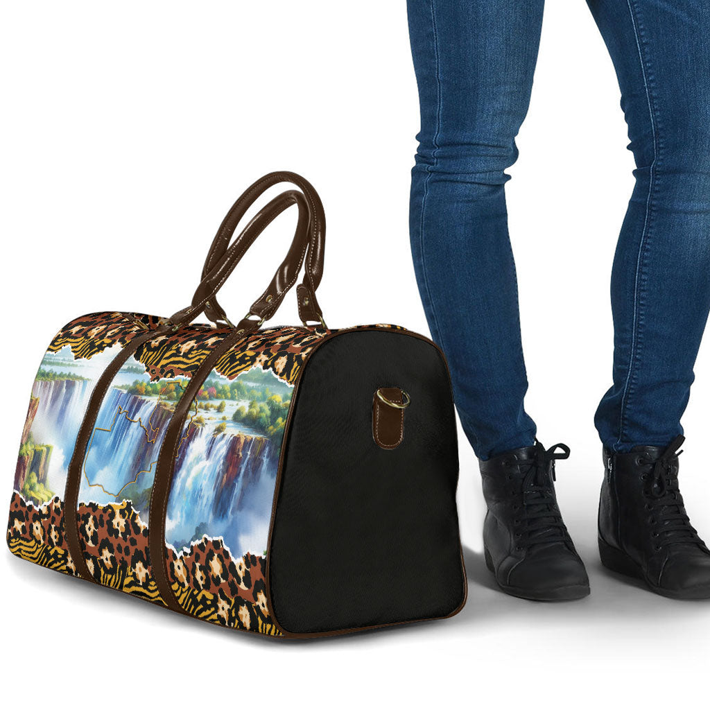 Zambian Heritage Independence 1964 Travel Bag Traditional African Seamless Pattern