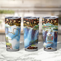 Zambian Heritage Independence 1964 Tumbler Cup Traditional African Seamless Pattern