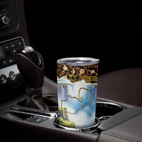 Zambian Heritage Independence 1964 Tumbler Cup Traditional African Seamless Pattern