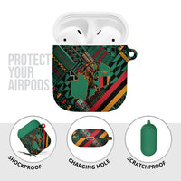 Zambia Victoria Falls AirPods Case Indigenous Wild Animal Skins Tribal Patchwork