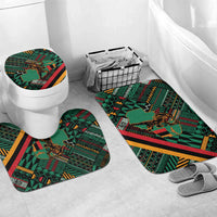Zambia Victoria Falls Bathroom Set Indigenous Wild Animal Skins Tribal Patchwork