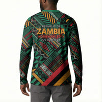 Zambia Victoria Falls Button Sweatshirt Indigenous Wild Animal Skins Tribal Patchwork