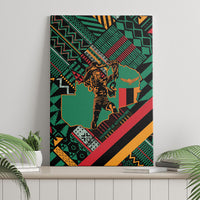 Zambia Victoria Falls Canvas Wall Art Indigenous Wild Animal Skins Tribal Patchwork