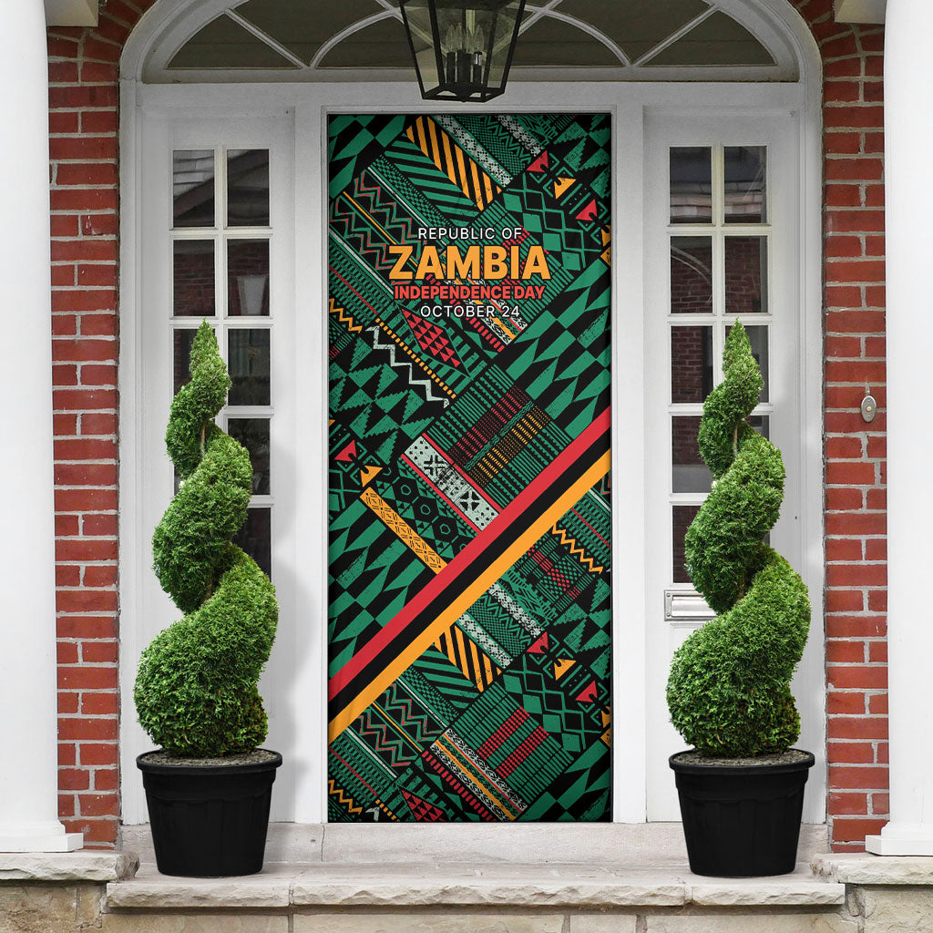 Zambia Victoria Falls Door Cover Indigenous Wild Animal Skins Tribal Patchwork