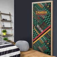 Zambia Victoria Falls Door Cover Indigenous Wild Animal Skins Tribal Patchwork