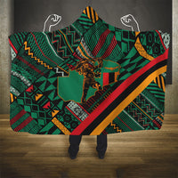 Zambia Victoria Falls Hooded Blanket Indigenous Wild Animal Skins Tribal Patchwork