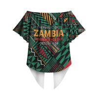 Zambia Victoria Falls Off Shoulder Wrap Waist Top Indigenous Wild Animal Skins Tribal Patchwork