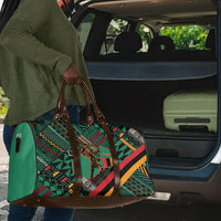Zambia Victoria Falls Travel Bag Indigenous Wild Animal Skins Tribal Patchwork