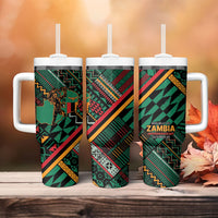 Zambia Victoria Falls Tumbler With Handle Indigenous Wild Animal Skins Tribal Patchwork