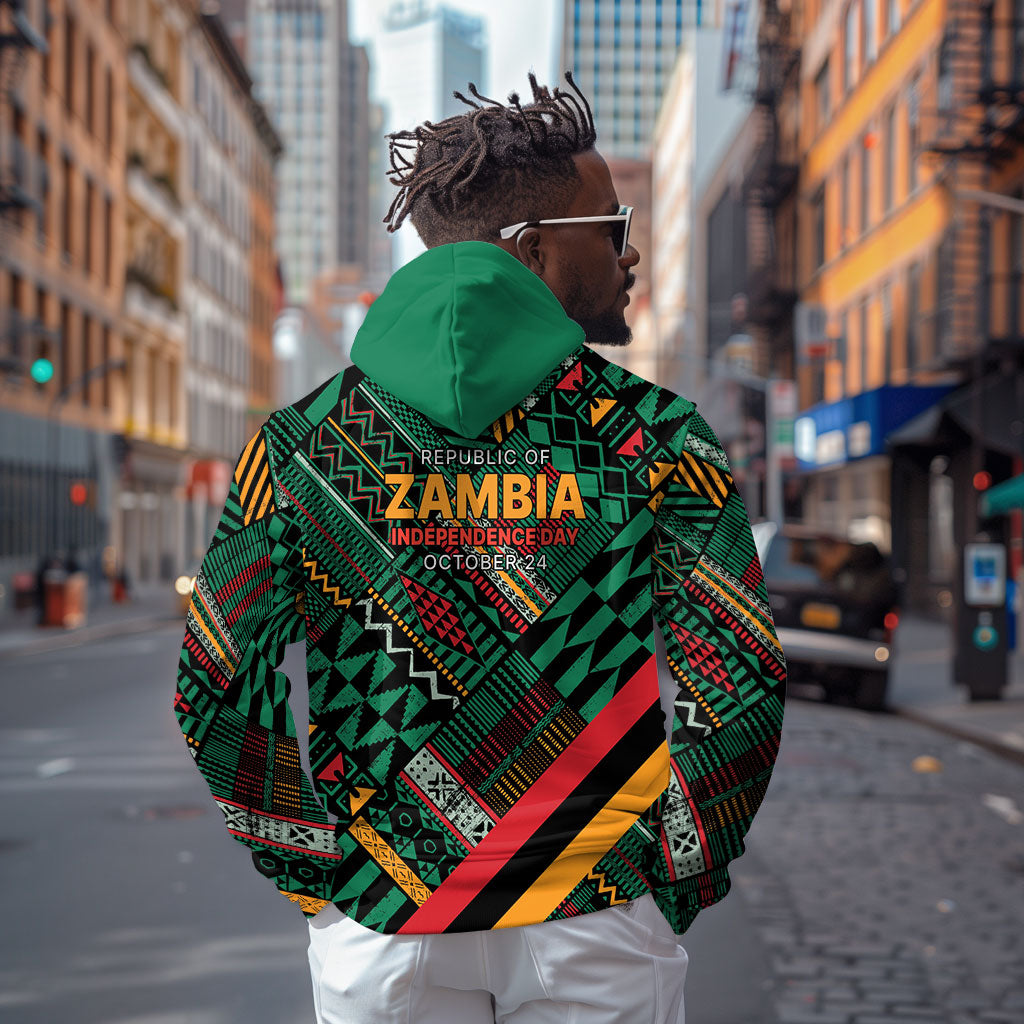 Zambia Victoria Falls Zip Hoodie Indigenous Wild Animal Skins Tribal Patchwork