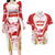 Custom Japan Rugby Couples Matching Long Sleeve Bodycon Dress and Hawaiian Shirt World Cup 2023 Go Brave Blossoms Sporty Style LT9 - Wonder Print Shop