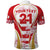 Custom Japan Rugby Polo Shirt World Cup 2023 Go Brave Blossoms Sporty Style - Wonder Print Shop