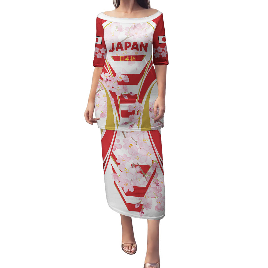 Custom Japan Rugby Puletasi World Cup 2023 Go Brave Blossoms Sporty Style - Wonder Print Shop