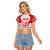 Custom Japan Rugby Raglan Cropped T Shirt World Cup 2023 Go Brave Blossoms Sporty Style - Wonder Print Shop