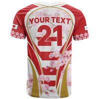 Custom Japan Rugby T Shirt World Cup 2023 Go Brave Blossoms Sporty Style - Wonder Print Shop