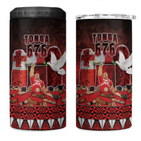 Custom Tonga 676 Haamonga a Maui 4 in 1 Can Cooler Tumbler Tongan Sipi Tau Unique Dance LT9 - Wonder Print Shop