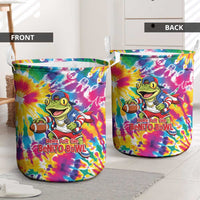 Funny Benito Coqui Frog Laundry Basket Puerto Rican Coquí Football