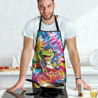 Funny Benito Coqui Frog Apron Puerto Rican Coquí Football