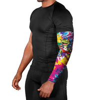 Funny Benito Coqui Frog Arm Sleeves Puerto Rican Coquí Football