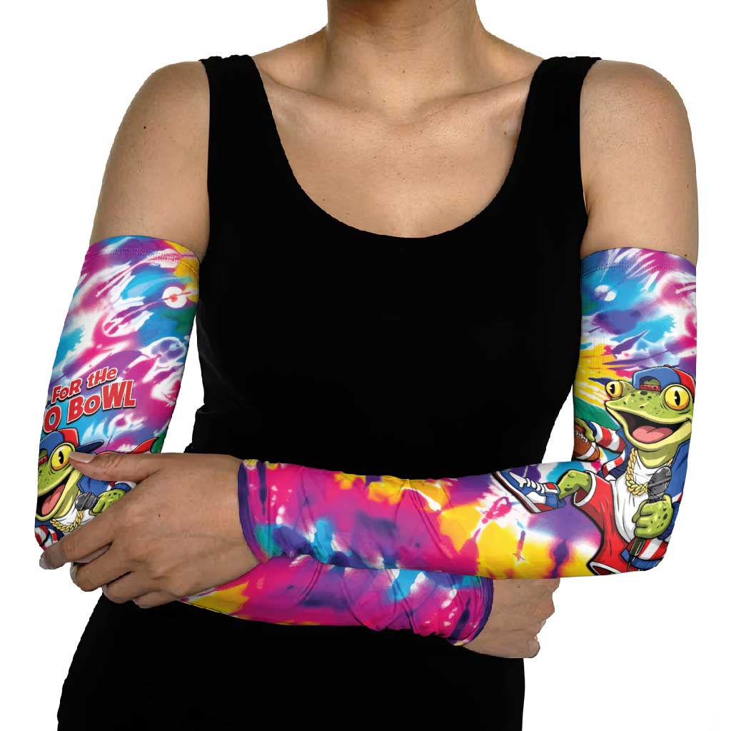 Funny Benito Coqui Frog Arm Sleeves Puerto Rican Coquí Football